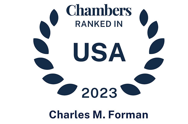 Charles M. Forman Recognized by Prestigious Chambers and Partners